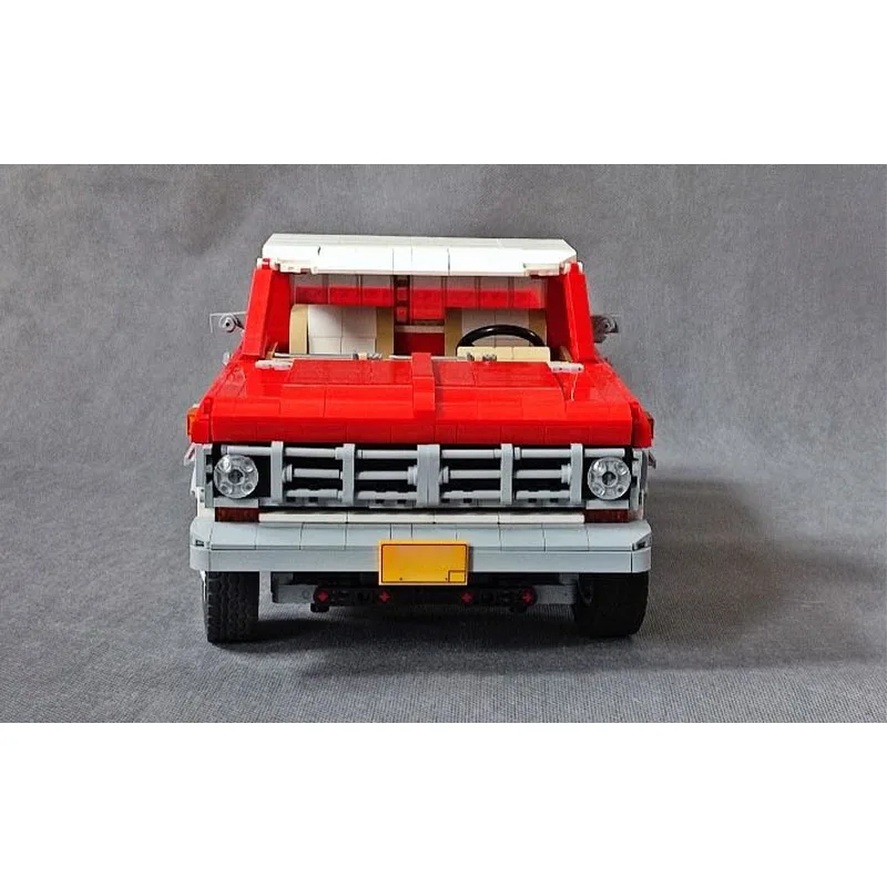 Детали для сборки суперкара MOC-136887 F100 1972 сращивающийся строительный блок модель