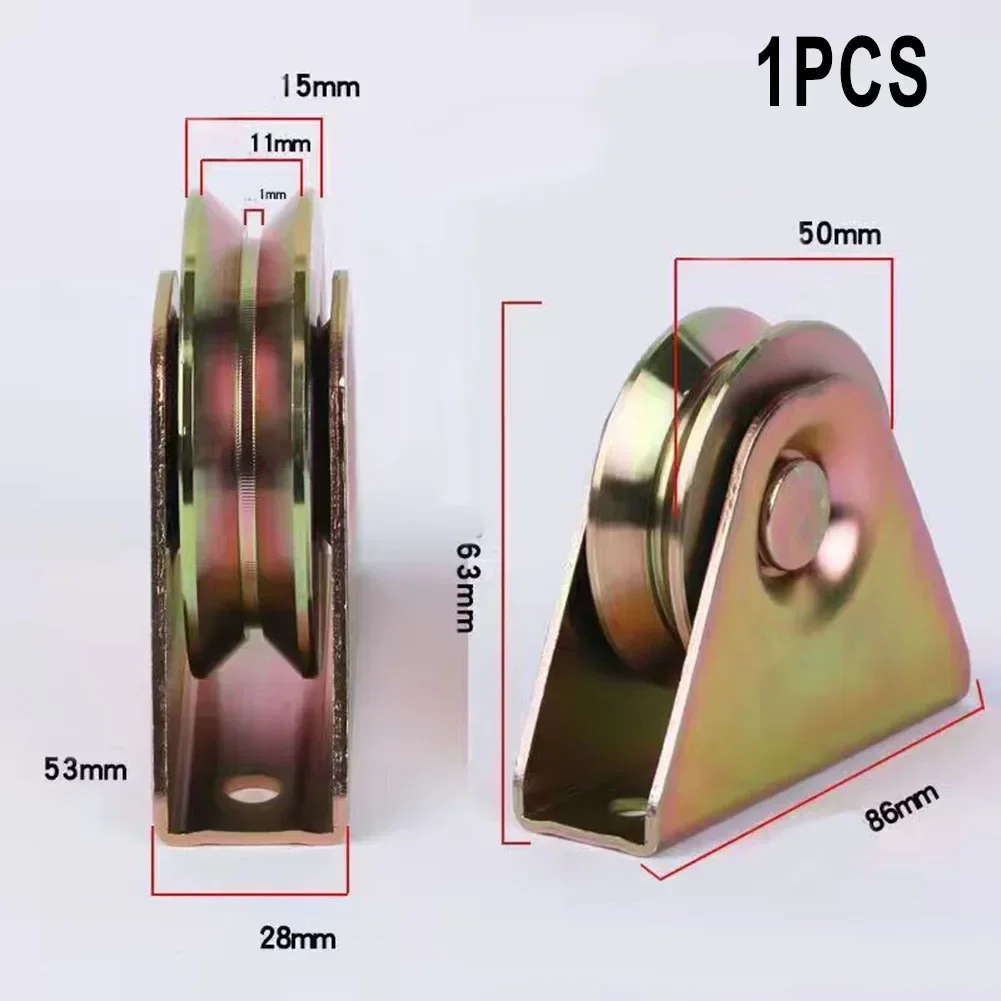 V-Groove гусеничное колесо 40/50 мм стальные сверхпрочные скользящие ворота ролик с