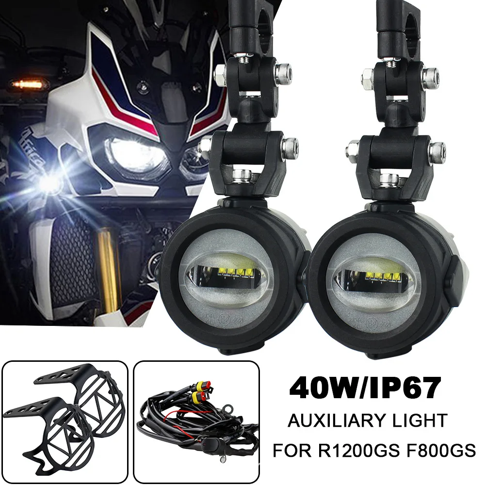 

R1200GS F800 New Waterfowl Fog Lamp Auxiliary Lamp Led Spotlight Suitable For BMW Motorcycle