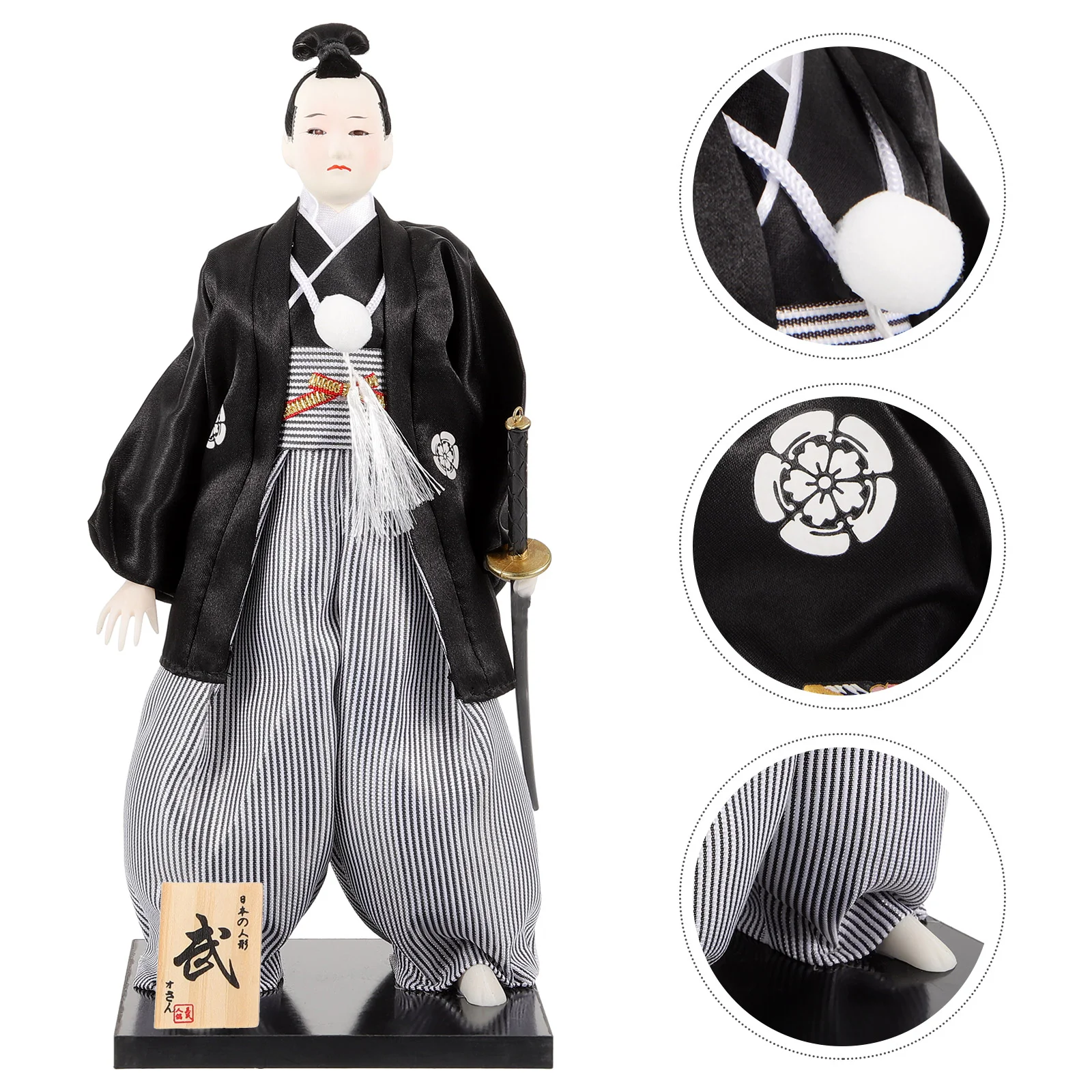 

Bushido Decor Japanese Gift Household Gadgets Sushi Cloth Dolls Desktop Ornament Ornaments Crafts Samurai