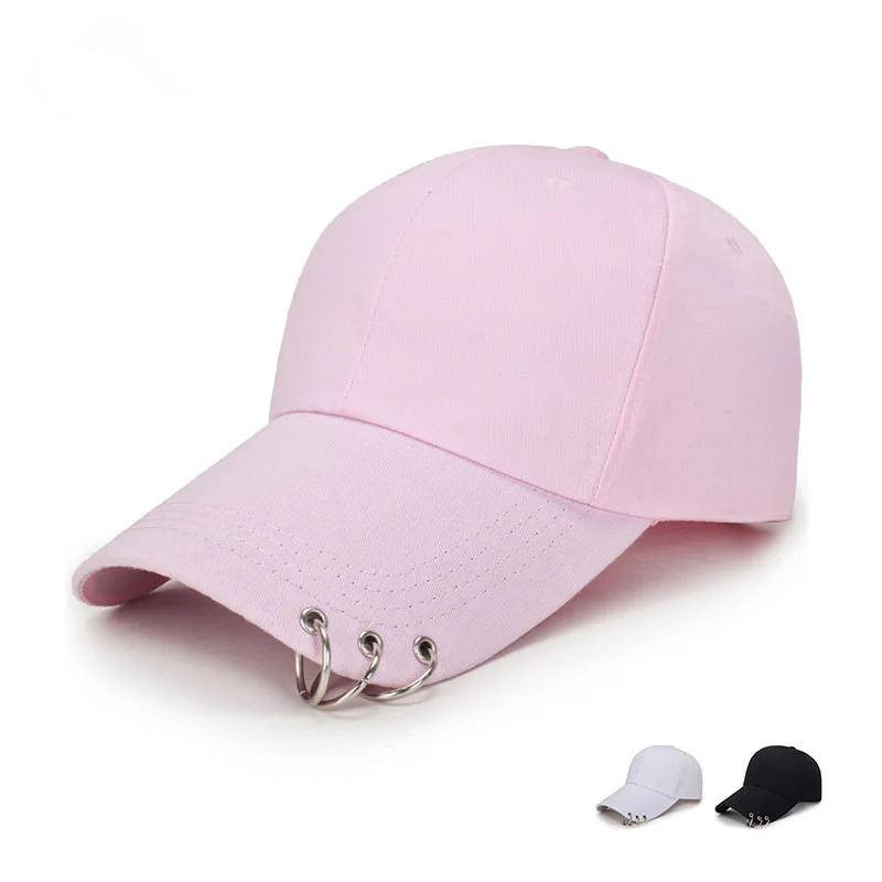 

Панама в стиле хип-хоп, дышащие кепки для гольфа, бейсболка в готическом стиле и стиле панк, пляжные спортивные шапки унисекс, металлические кольца, женская кепка
