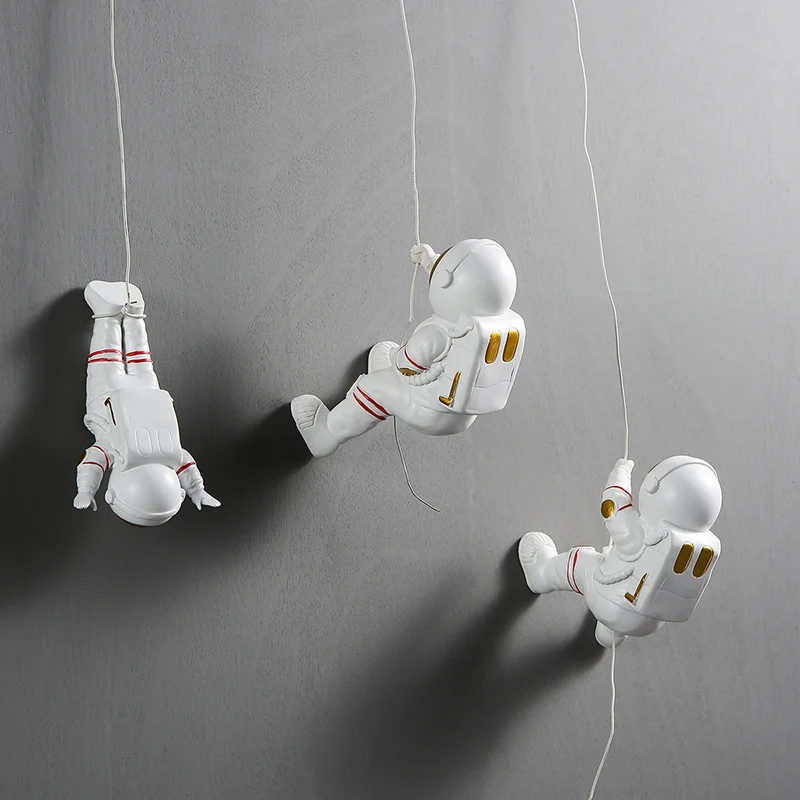 

astronaut Creative children's room wall hangings boy bedroom living room background wall three-dimensional spaceman pendant