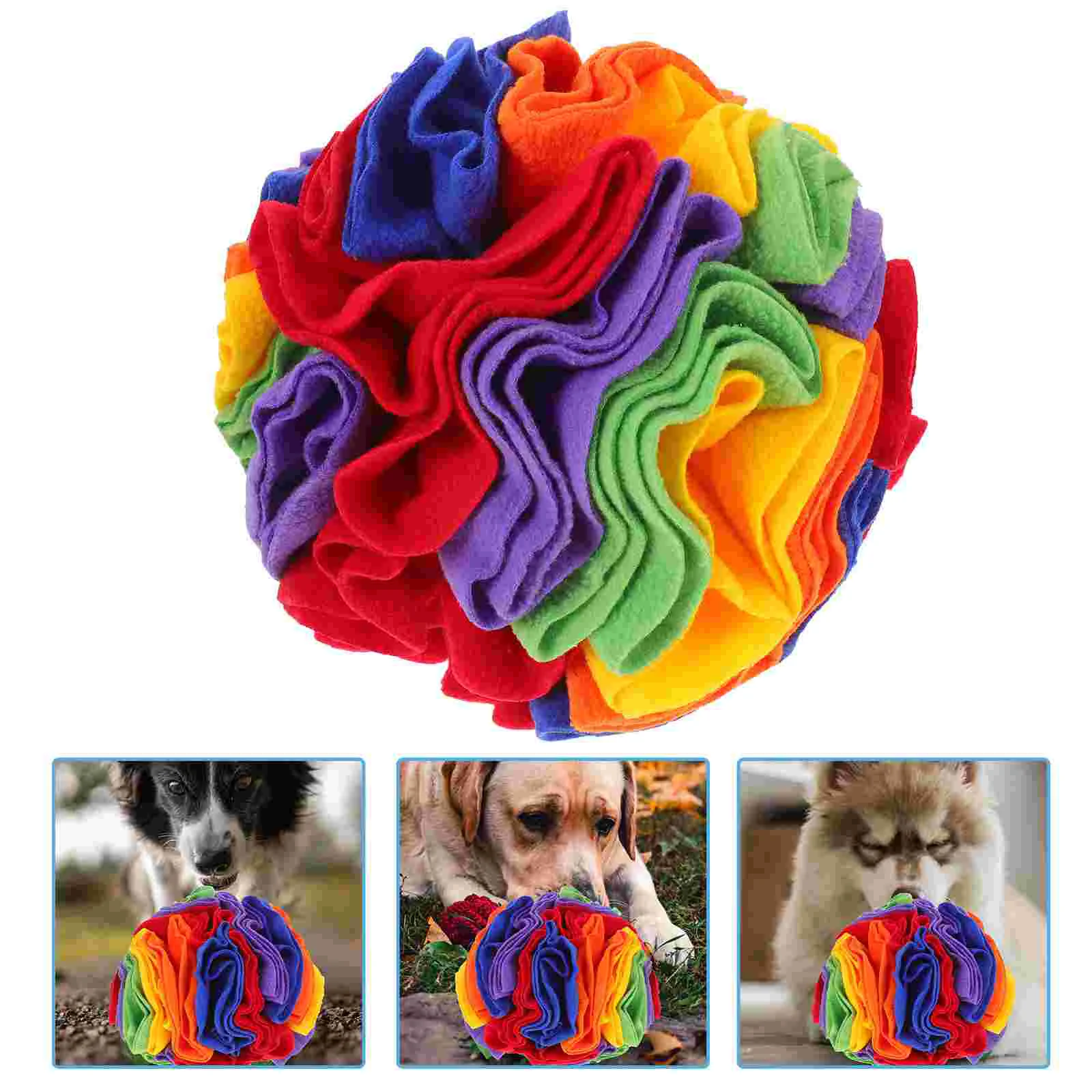 

Dog Toy Mat Slow Snufflepetpuppy Feed Puzzle Toys Hide Interactive Hiding Plaything Feeding Feederindoor Train Treats Snuffing