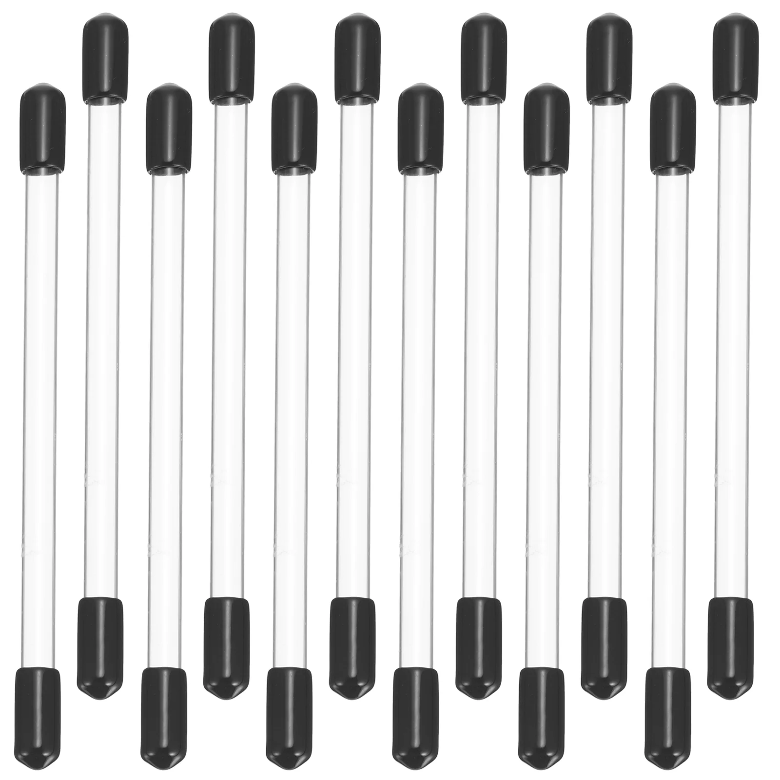 

12Pcs Tube Holder with Lid Seal Storage Holder Container Tube Acrylic Stick Tube