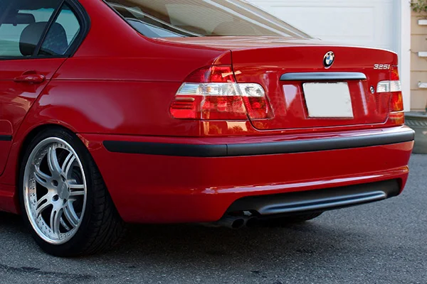 Фото Диффузор заднего бампера автомобиля E46 MTECH из углеродного волокна для BMW E46 M TECH №2