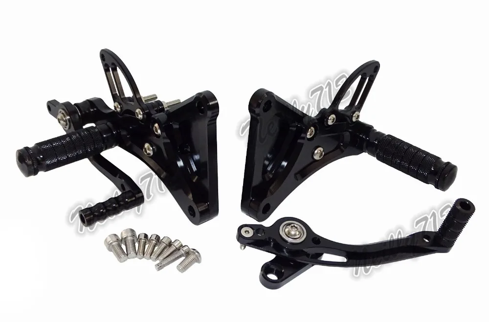 Продажа мотоцикла CNC Регулируемый Rider задний Набор Rearset подставка для ног колышки