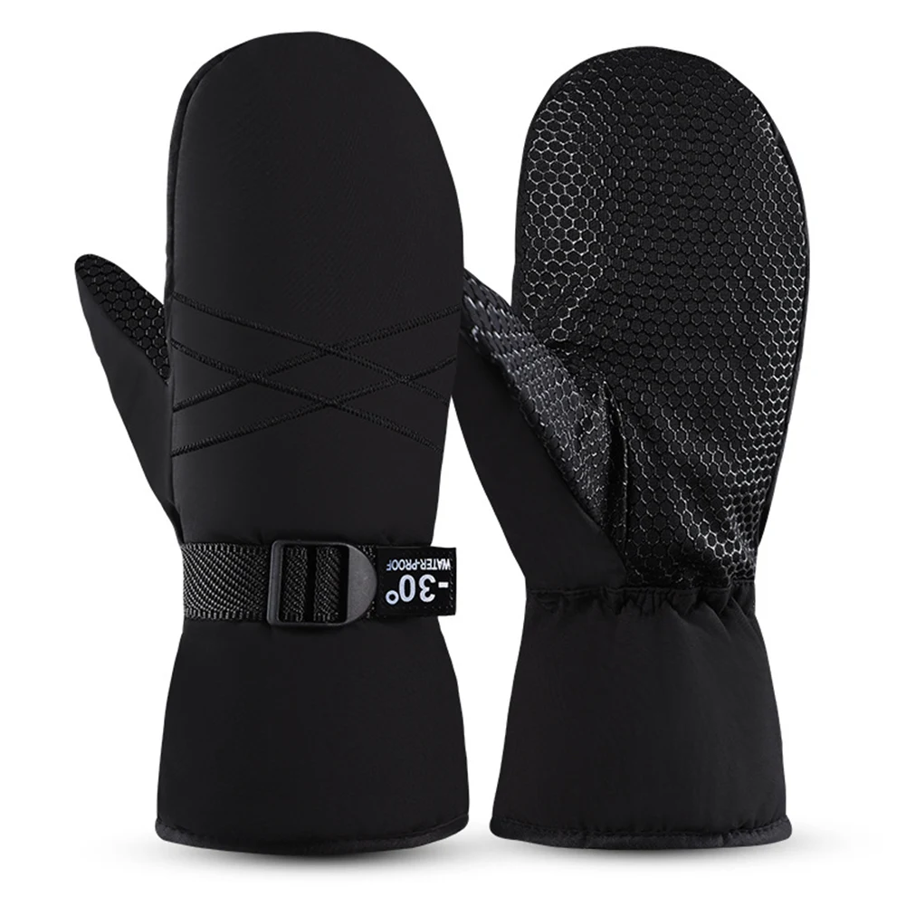 Лыжные варежки, ветрозащитные зимние перчатки, термовелосипедные ...