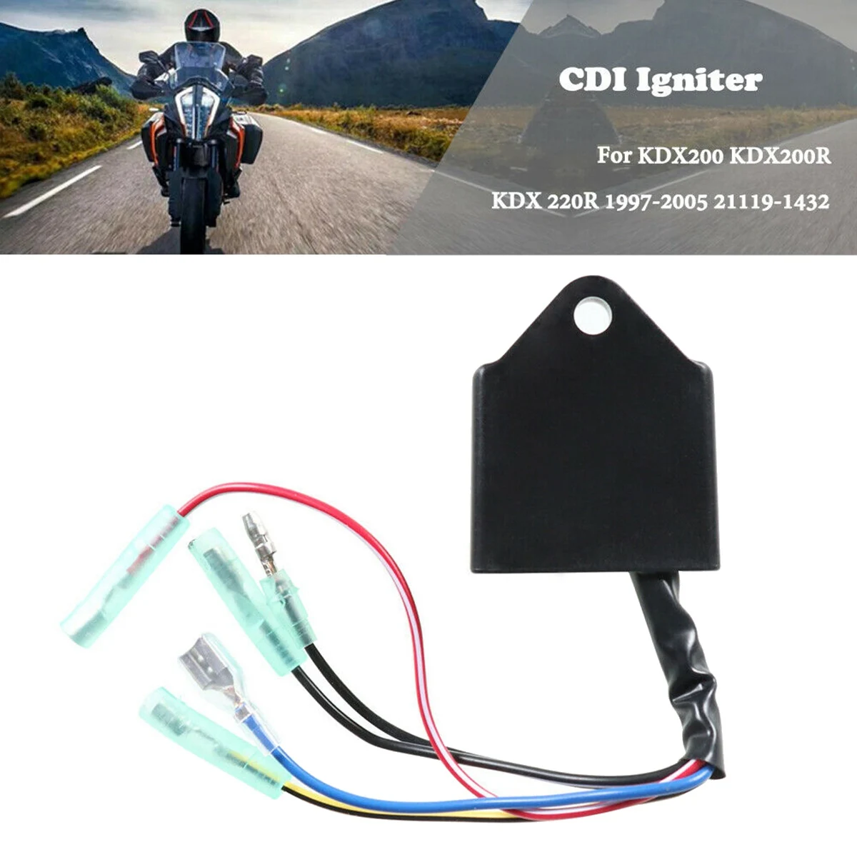 Блок питания CDI 21119-1432 для Kawasaki KDX200 KDX200R KDX220R 1995-2006