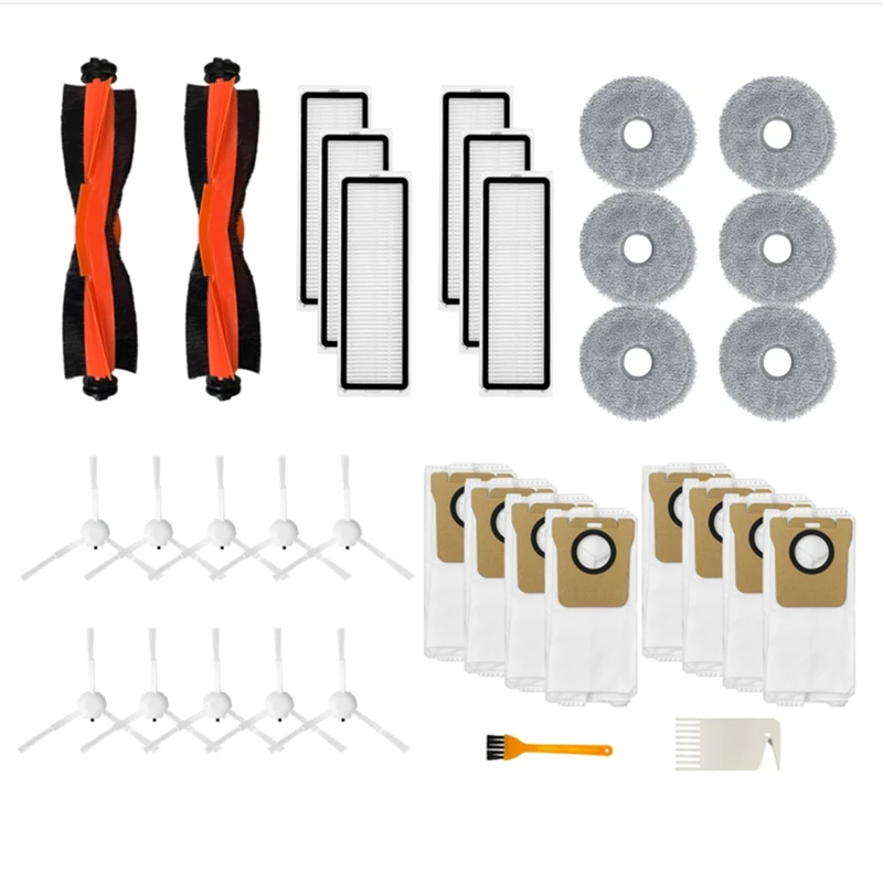 

For Dreame X20 Pro / PLUS Robot Vacuum Cleaner Main Side Brush Hepa Filter Mop Rag Accessories