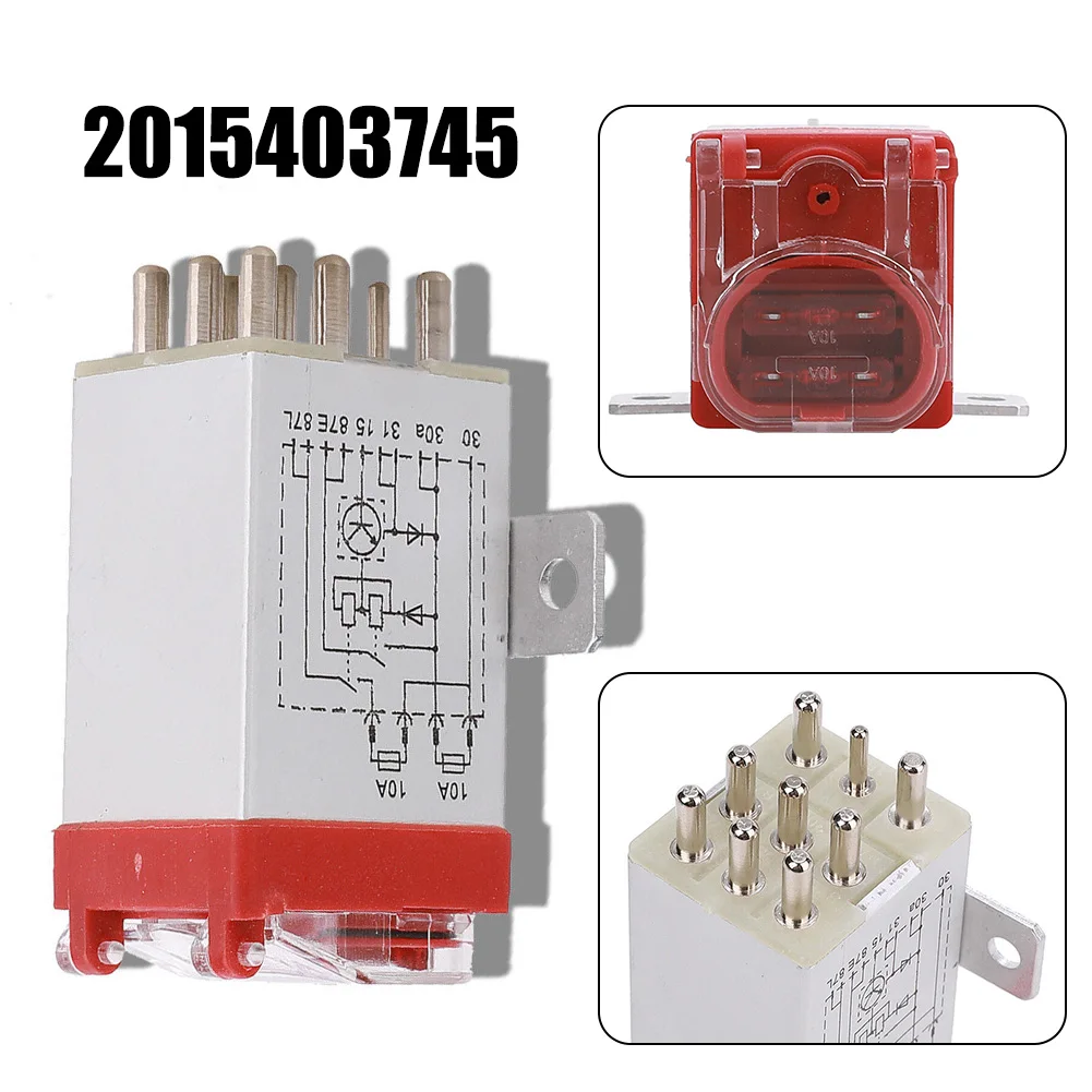 

1x For Mercedes W201 W124 W126 1984-1997 Overload Protection Relay Gray&Red Plastic Automotive-relay 201 540 30 45/201 540 38 45
