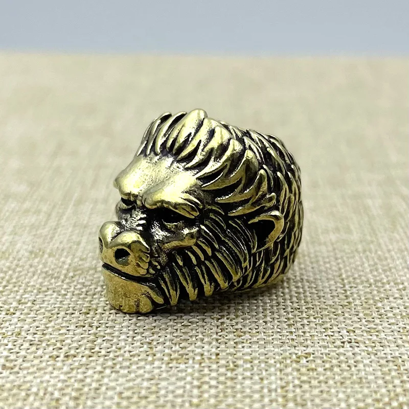 Латунная скульптура головы гориллы