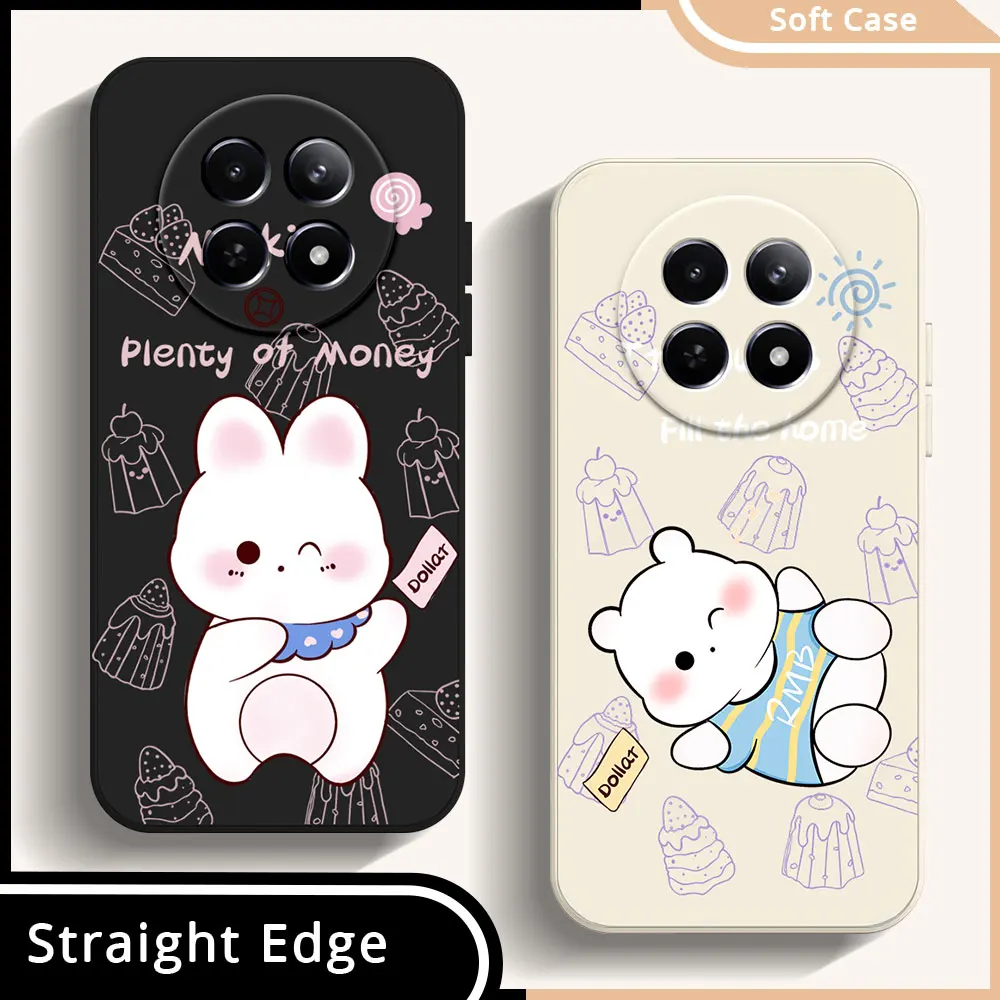 Задняя панель из мягкого силикона Противоударная задняя с рисунком для Realme 12 12x 10