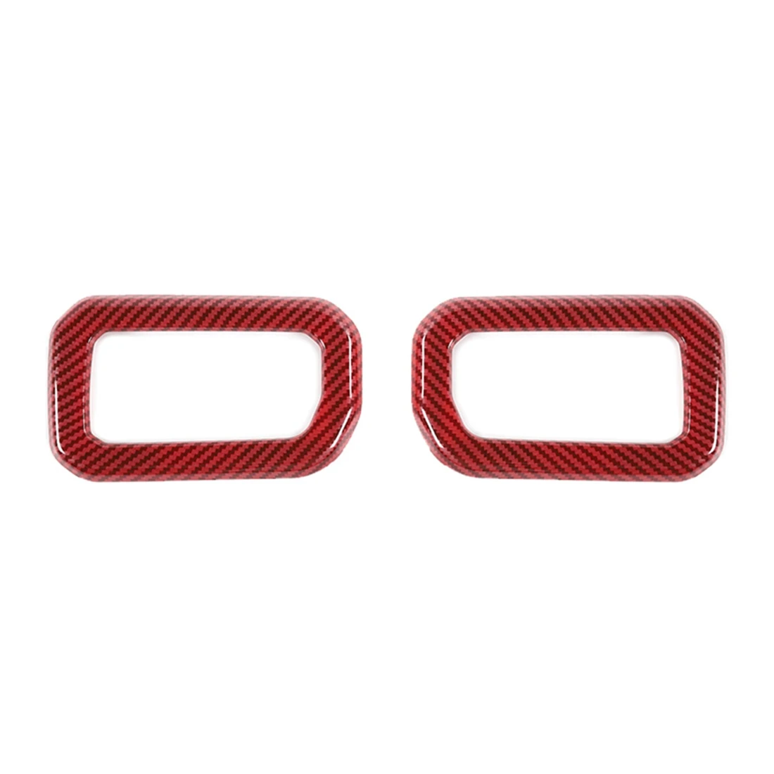 

Декоративная крышка для внутренней дверной ручки автомобиля, аксессуары для отделки ABS для Suzuki Jimny 2019 2020 2021 2022, красное углеродное волокно