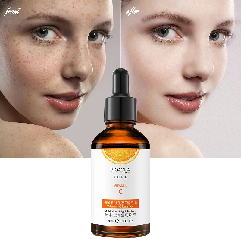 

Vitamin C Whitening Serum Brightening Spot Lightening Anti-wrinkle Face Essence Hydrating Moisturize Improve Roughness Skin Care