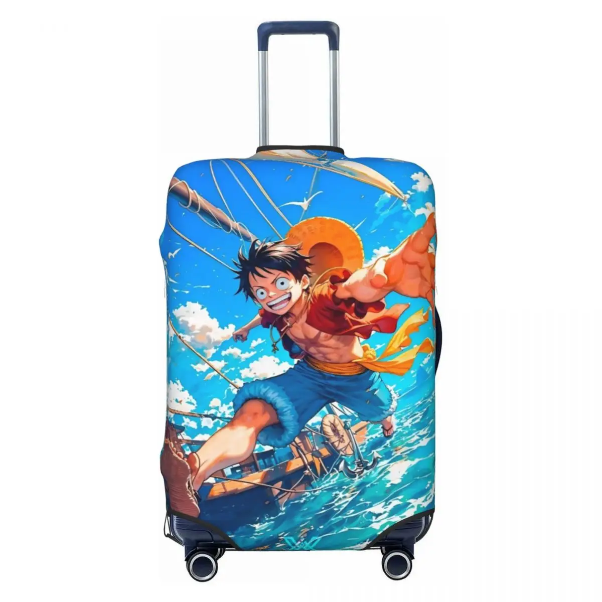 Один чехол для чемодана в стиле аниме эластичный делового отдыха защита багажа
