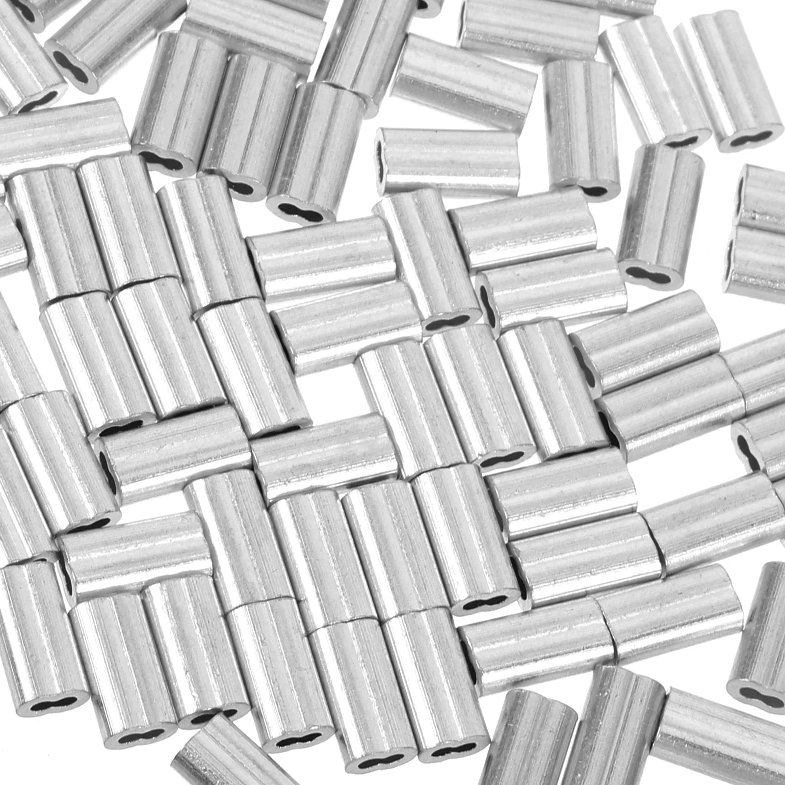 100 шт. 8-образные алюминиевые втулки обжимные для веревки инструмент обжима