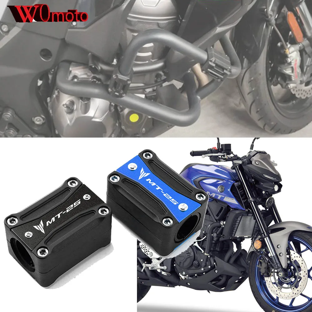 

Аксессуары для мотоциклов Yamaha MT25, MT10, MT09, MT03 25 мм, аварийные планки с ЧПУ, декоративный блок защиты двигателя, защита Бампера