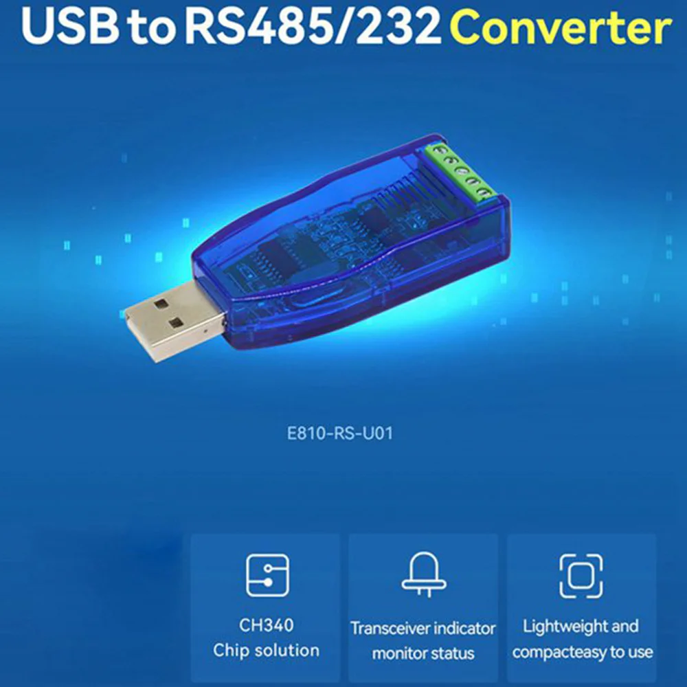 Промышленный преобразователь USB в RS485 RS232 обновленная защита совместимость