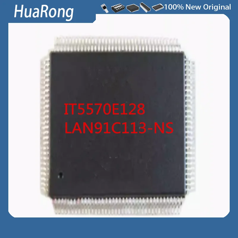 2 шт./партия IT5570E128 IT5570E-128 1T5570E-128 LAN91C113-NS LAN91C113 QFP128 BIT1618C BIT1618 LQFP128