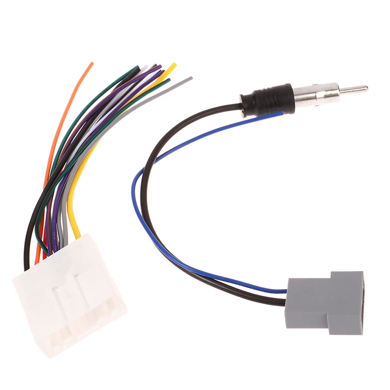 

Автомобильная магнитола, аудио проводка, адаптер, модификация навигации, линия разрыва бесплатно для аудио, стерео провод, соединительный кабель