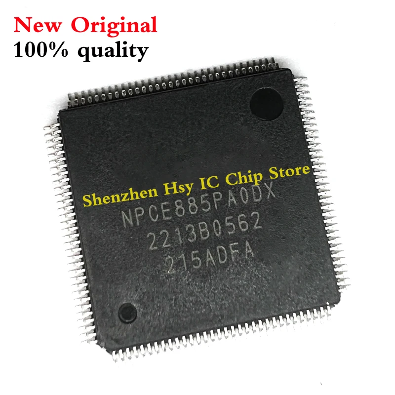 

(2 шт.) 100% Новый чипсет NPCE885PAODX NPCE885GAODX NPCE885PA0DX NPCE885GA0DX QFP-128