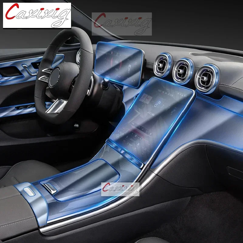 Для Mercedes-Benz C-Class W206 2022-2023Car интерьерная центральная консоль прозрачная