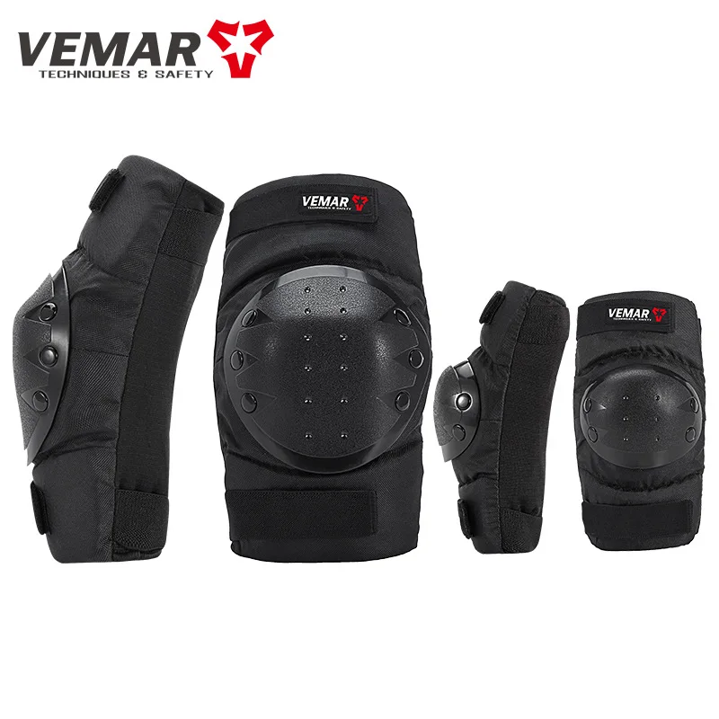 

VEMAR 4 шт./компл. наколенники: короткие защитные ограждения для мотоциклов/мотокросса для взрослых и детей S — доступны XL