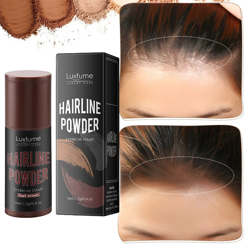 

1pc Hairline Powder Water Proof Hair Line Shadow Eyebrow Powder Black&Brown Hair Concealer Root Cover Up Unisex Instantly Hair