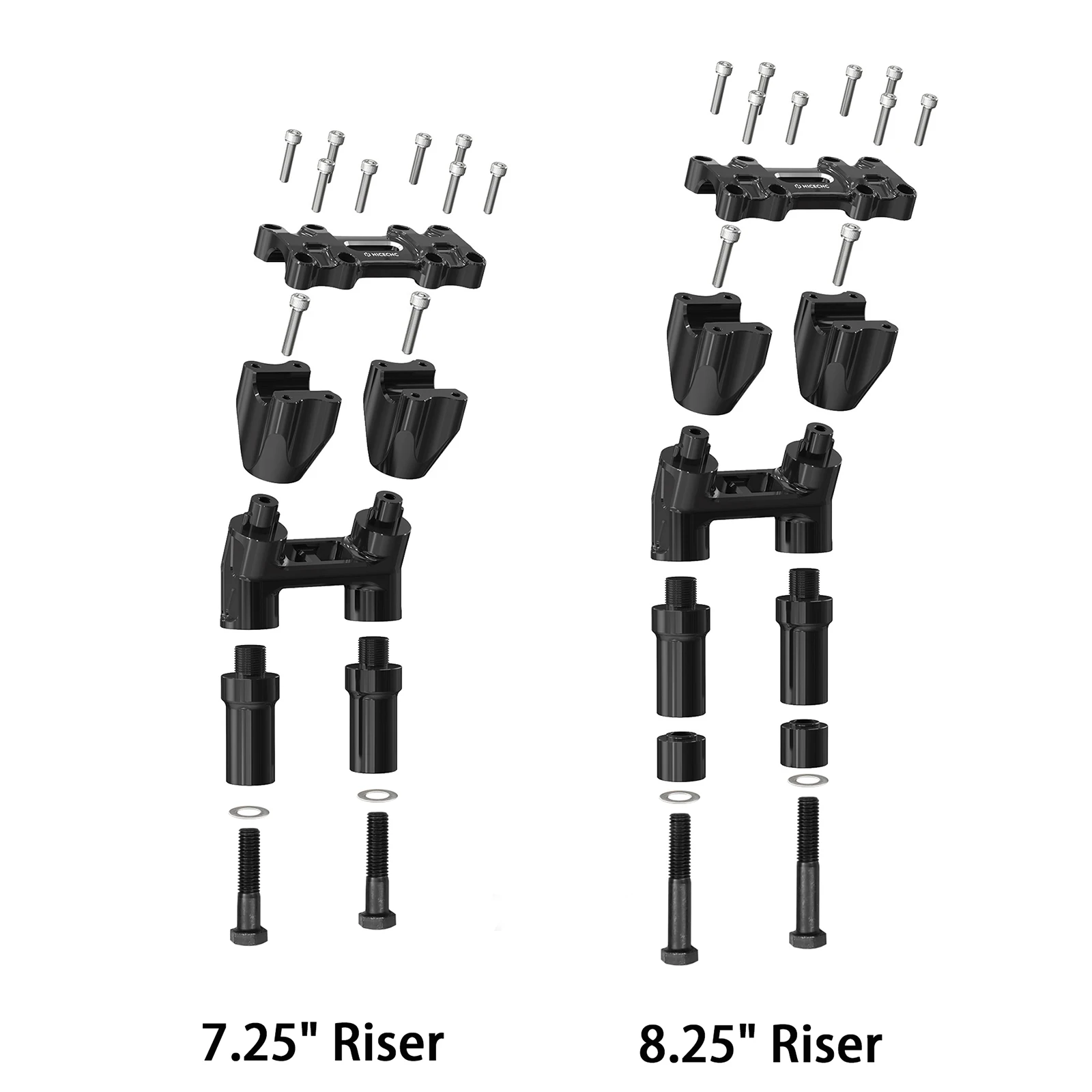 Подъемник руля 8 25/7 25/5/6 дюймов для Harley Fat Bob FXFBS FLFBS FXBBS 114 2018-2023 FXFB FLFB FXBB 107 2018-2020 FLSTF