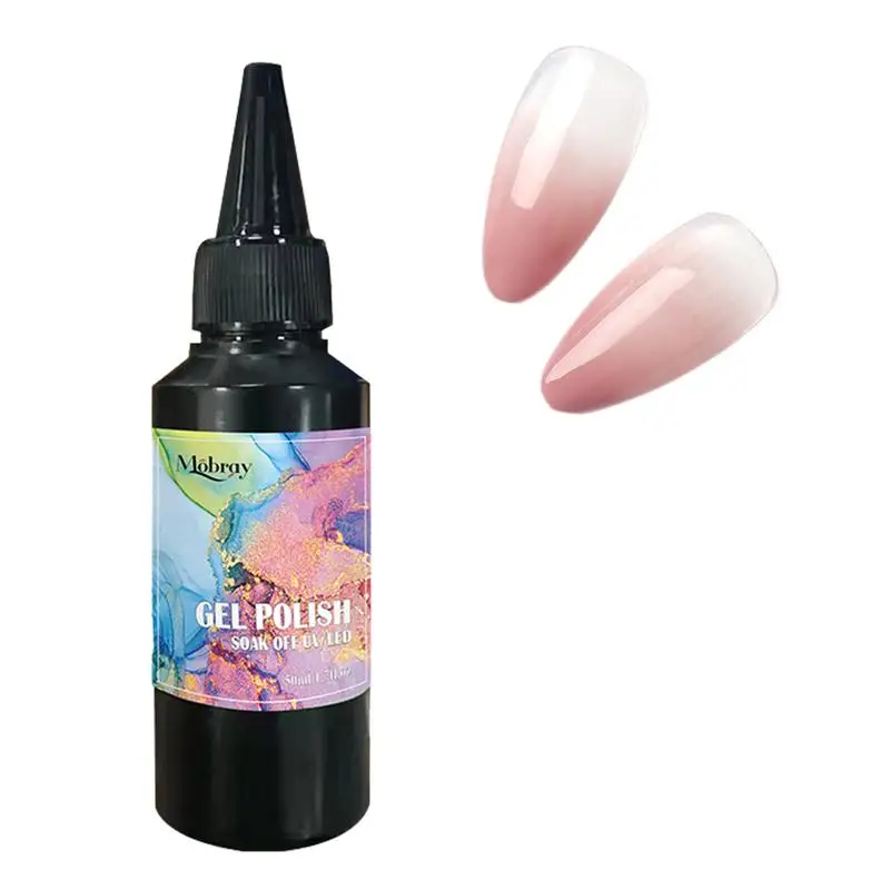 

Нейтральный Гель-лак «сделай сам», клей для ногтей, Прозрачный блестящий смешивающий гель для ногтей, лак для маникюра, украшение для ногтей, 60 мл, отмачиваемый УФ-лак