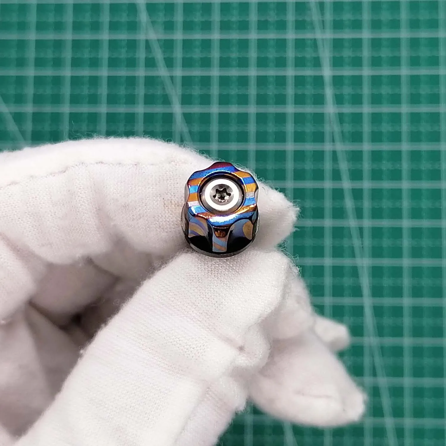 1 шт. шапочка для ручки из циркония Дамасского с гироскопом феллхоэлтера