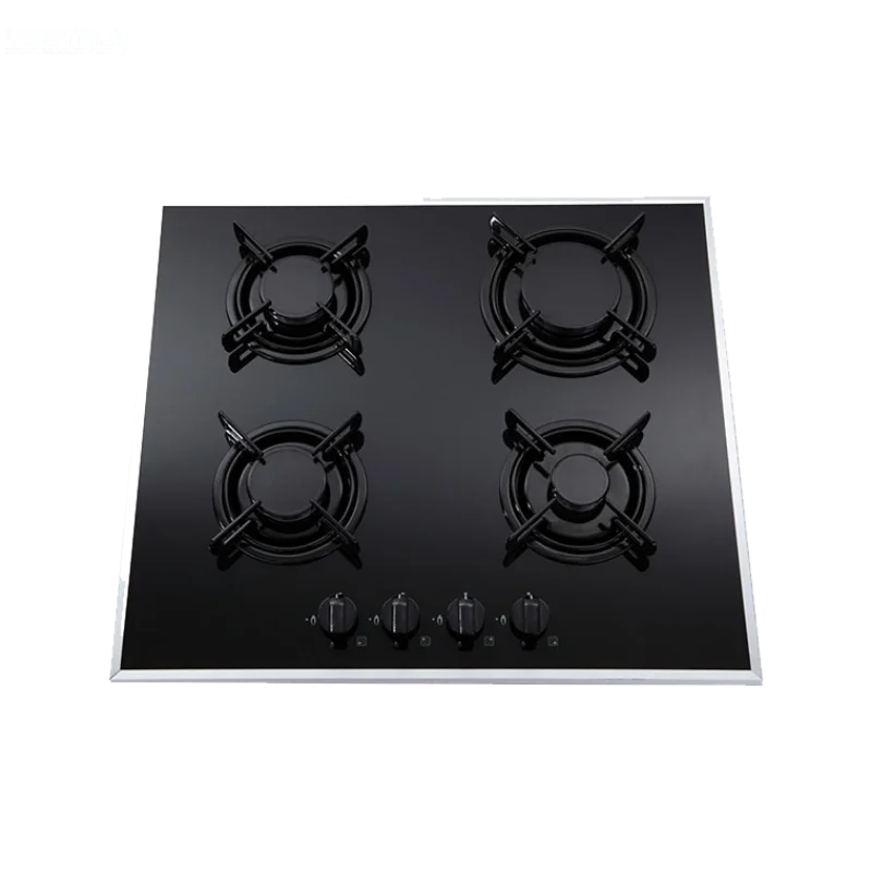 

Easily cleaned gas cooker hob for kitchen