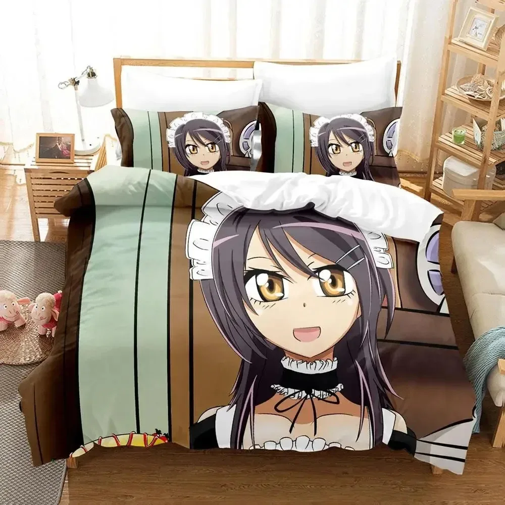 Фото Kaichou wa Maid-sama Bedding Set Duvet Cover Bed Set Quilt Cover Pillowcase Comforter king Queen Size Boys Adult Home Textile №3