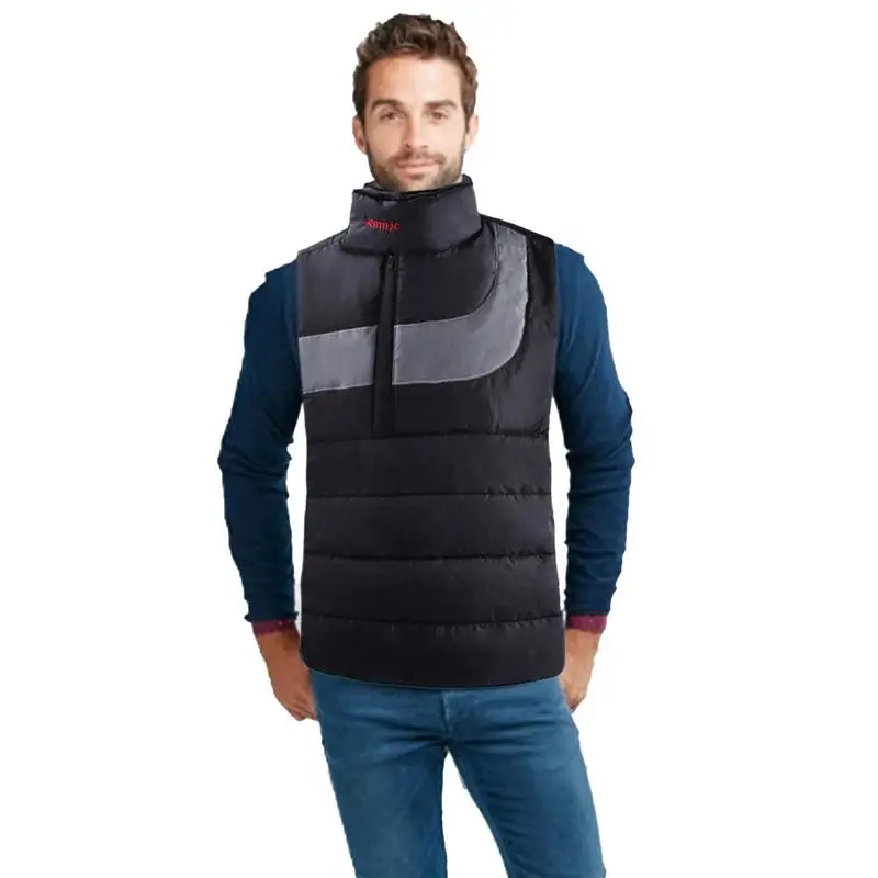 

Удлиненный ветрозащитный жилет для занятий спортом на открытом воздухе