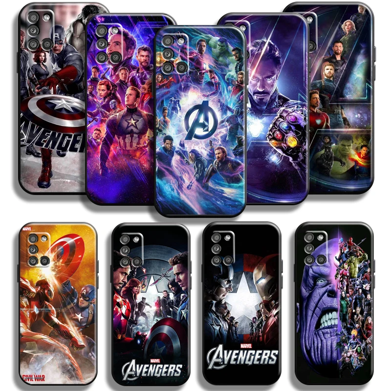 

Marvel Avengers For Samsung Galaxy A31 A31 5G Phone Case TPU Back Soft Coque Cover Shell Full Protection