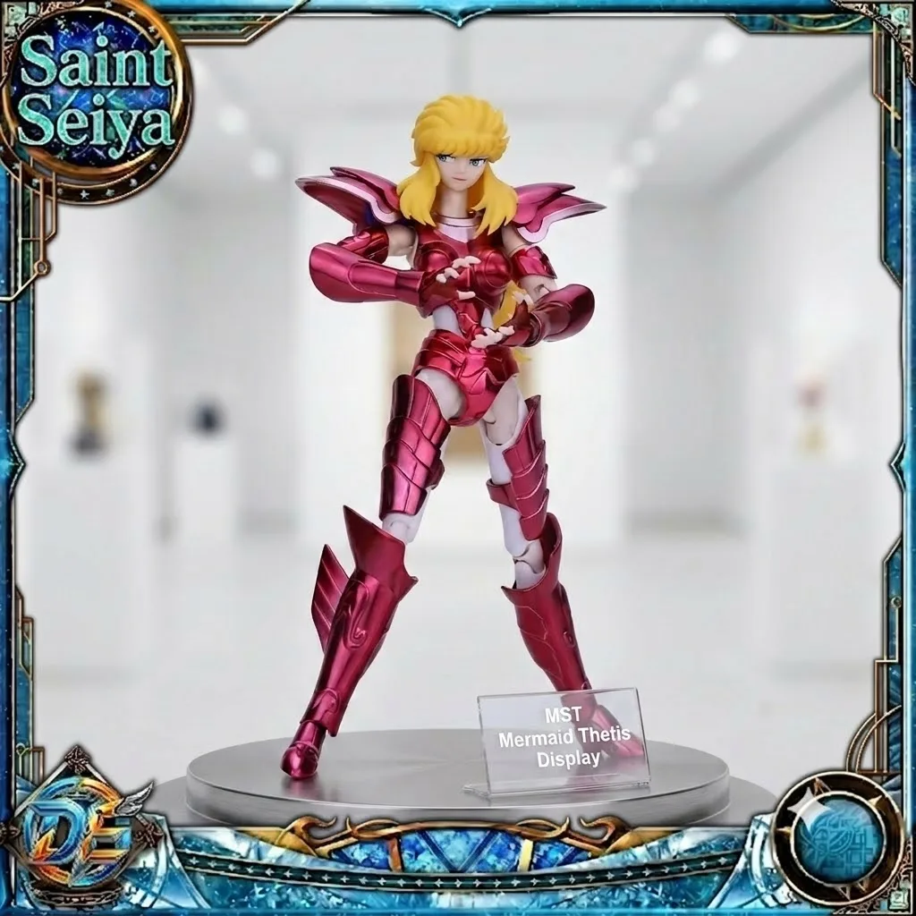 Фото В наличии: Коллекционная фигурка Saint Seiya MST Mermaid Thetis Poseidon Chapter Myth Cloth EX, металлическая, литая под давлением, в доспехах, игрушка-фигурка №1