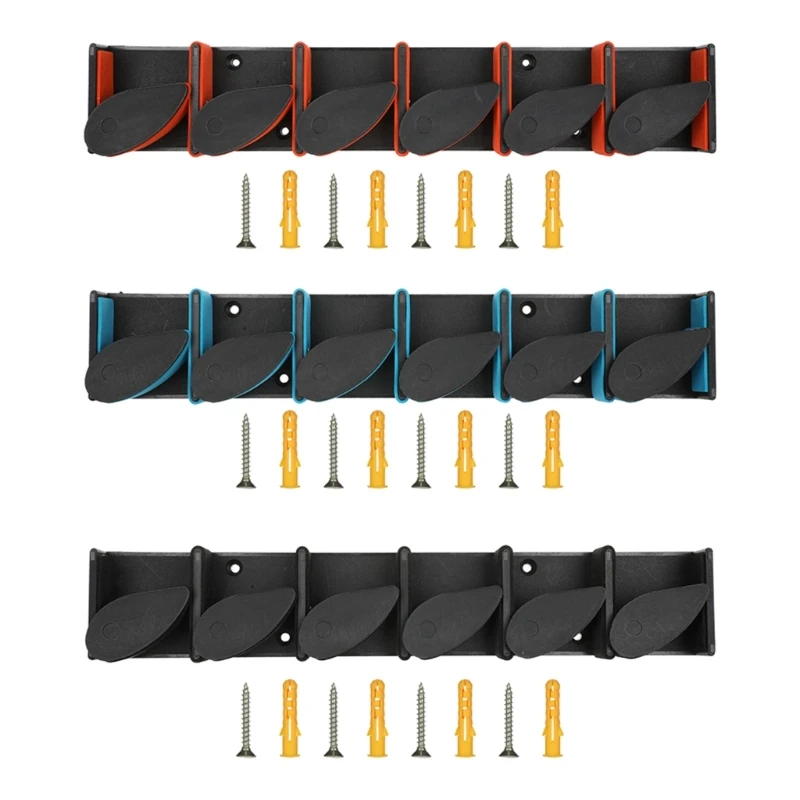 

Fishing Rod Rack Holder Wall Mount Vertical 6 Rods Fishing Rod Holder with Foam