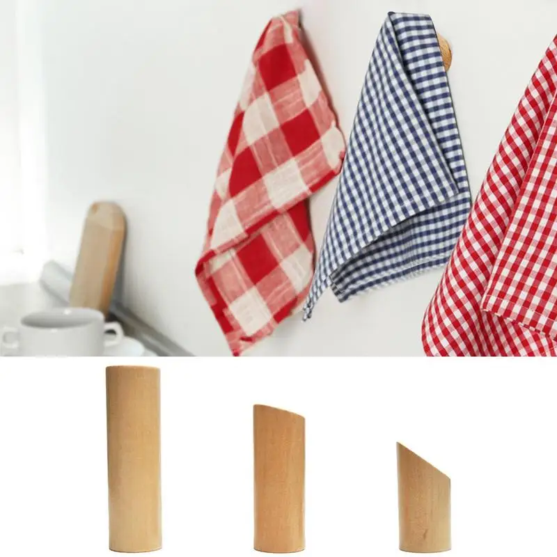 

Деревянные крючки для пальто, настенная Вертикальная многоразовая вешалка для хранения шляп, шарфов, сумок для дома, гостиной, спальни