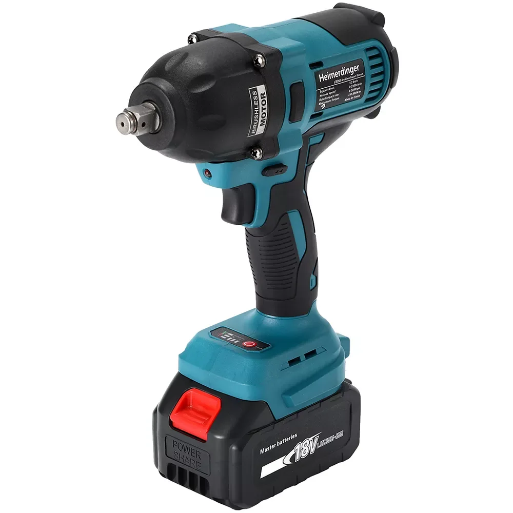 

NEW2023 800N.m 18V 1/2 Brushless Cordless Wrench For car repair truck repair