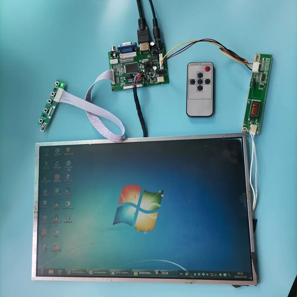 Для LP101WX1-SLN3/SLB1/SLN2/SLP1/SLP2/SLN1 1280X800 CCFL светодиодная HDMI-совместимая панель 15 4