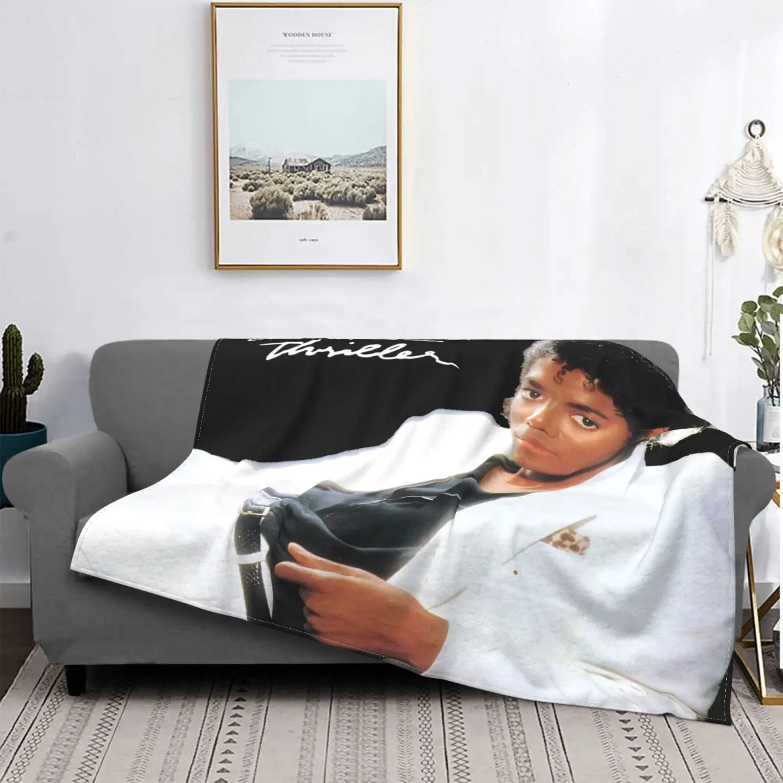 

Michael Jackson Thriller Tour Graphic Blanket On The Bed Double Blanket Sofa Blanket Bedspread 90 Sofa Blankets Double Blanket