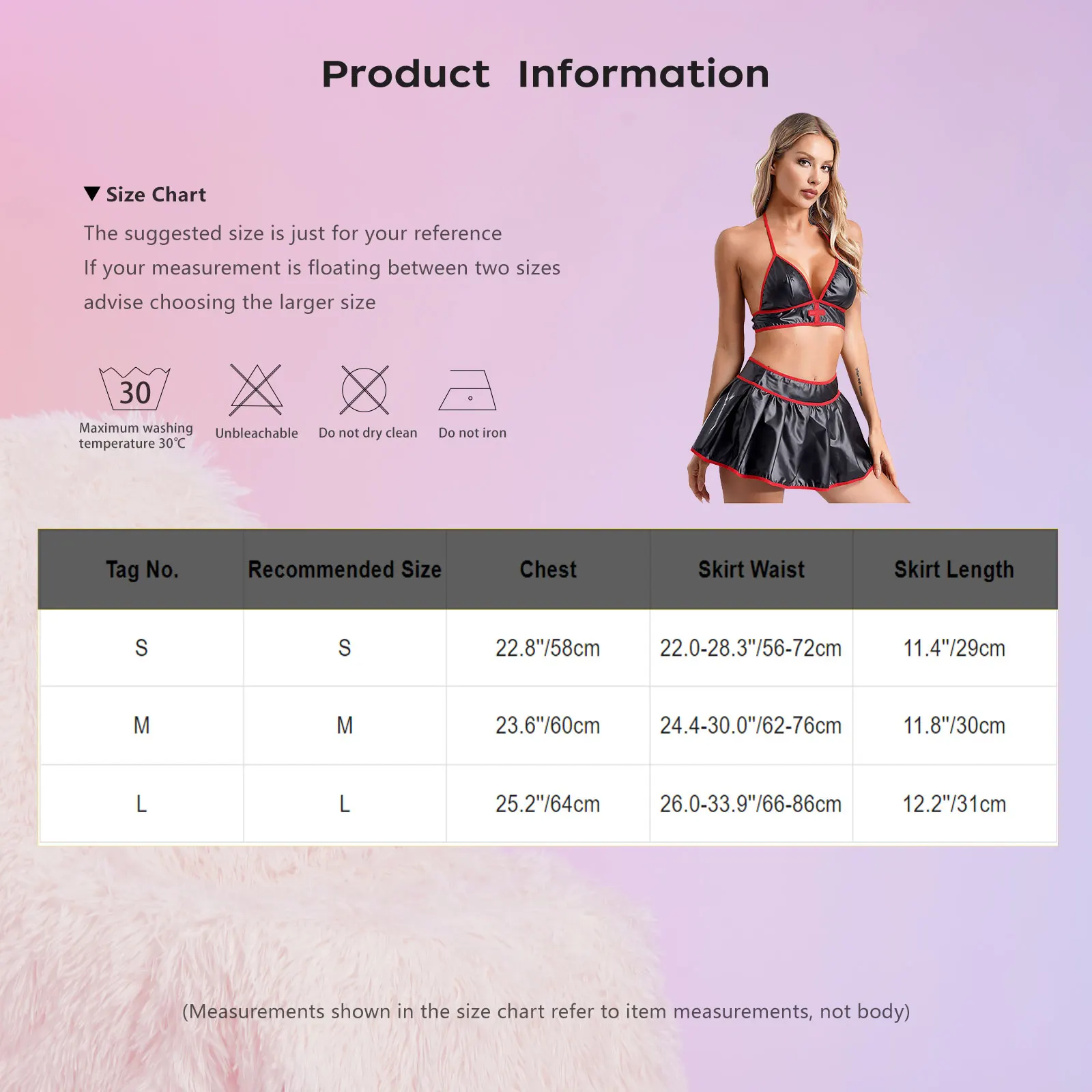 2 шт. женский сексуальный костюм медсестры для косплея черный и красный