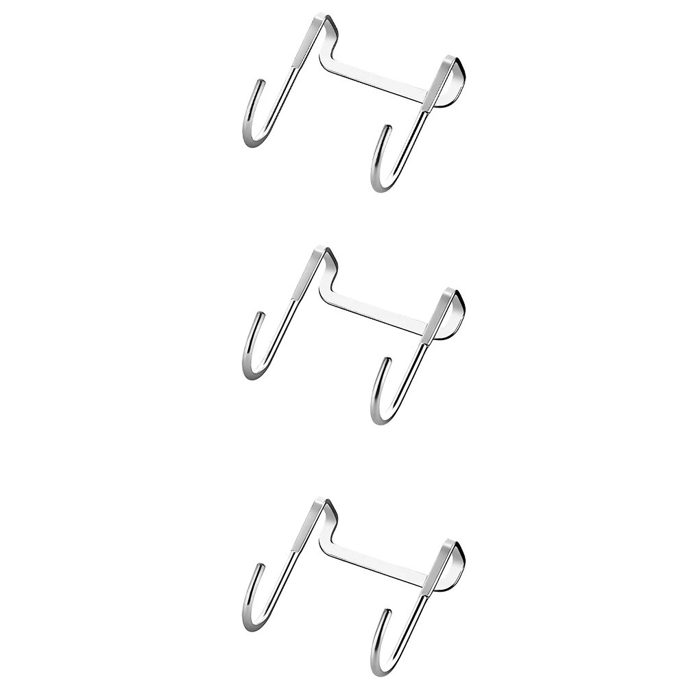 

3 Pcs of Door Hooks Key Hooks Scarf Hooks Practical Bag Hooks for Hat Home Coat Clothes