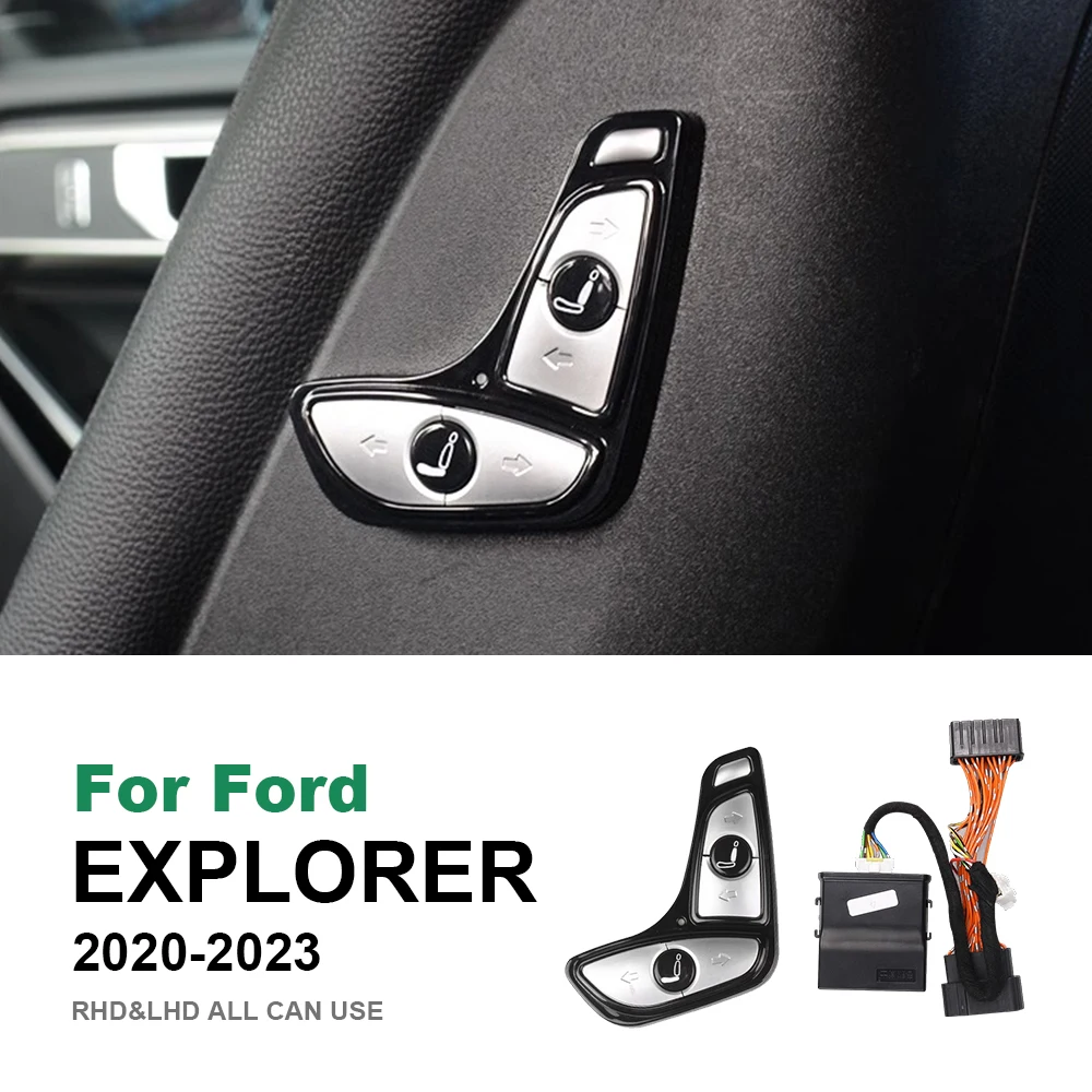 

Для Ford Explorer 2020 2021 2022 2023 Co-Pilot Seat с регулируемой кнопкой, беспроводная кнопка управления сиденьем