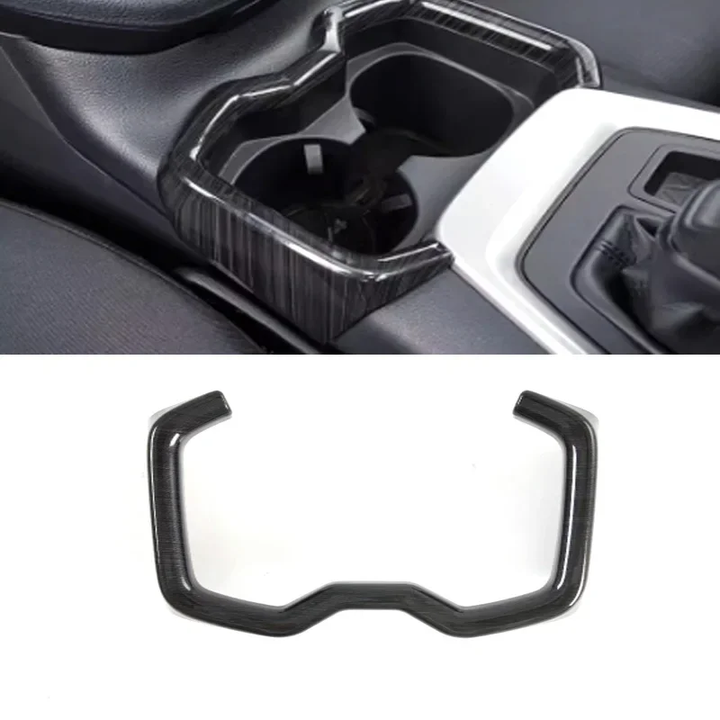 

Для Toyota RAV4 RAV 4 XA50 2019 2020 2021 2022 2023 ABS Черный Центр проводного рисунка, панель переключения передач, передняя крышка чашки для воды