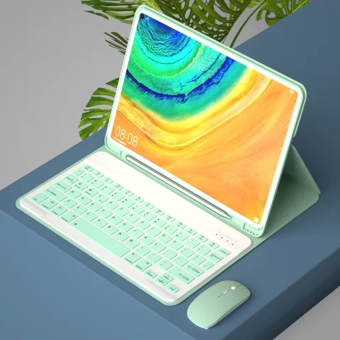 Беспроводная Bluetooth-совместимая клавиатура, чехол для Huawei MatePad 10,4 дюйма MatePad Pro 10,8 дюйма, чехол для клавиатуры, клавиатуры планшета