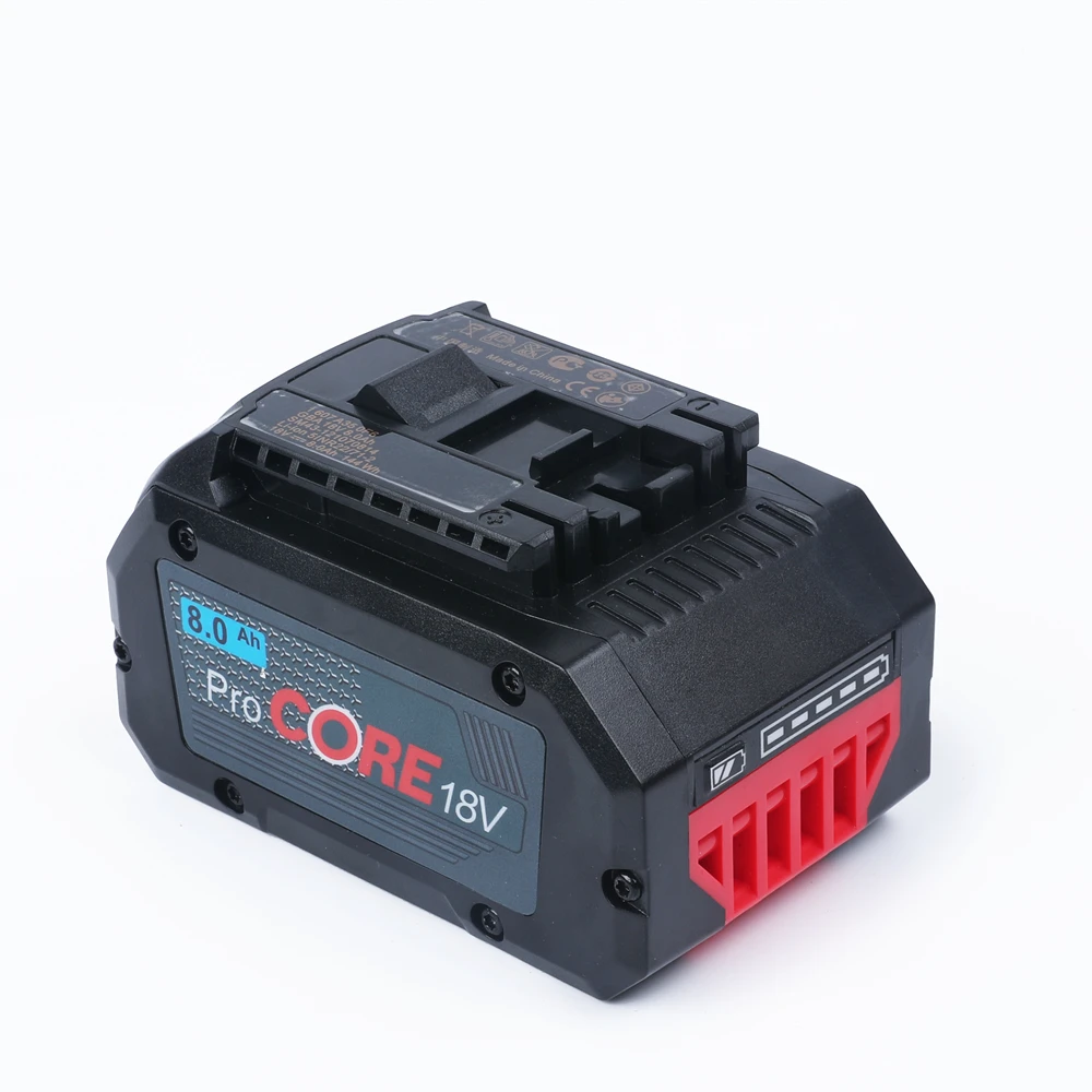 

MXNNPOO New 18V 8.0Ah Lithium-Ion Battery Pack for GBA18V80 Akku for Bosch 18 Volt MAX Cordless Power Tool Drills, Free Shipping
