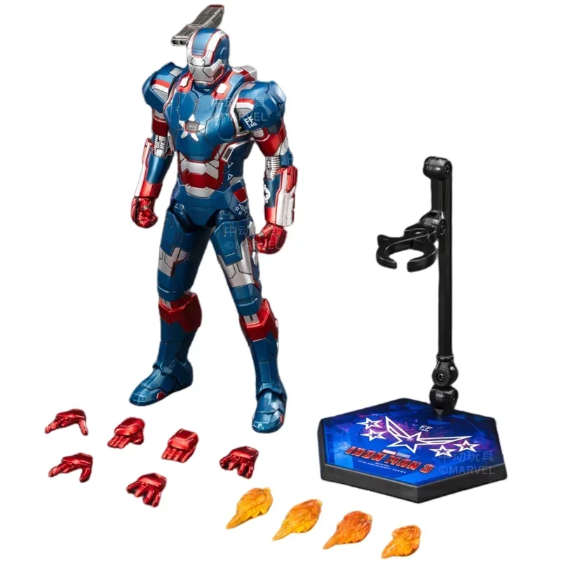 Фото ZD Toys Железный человек Фигурка Железный Патриот MK1-7 MK17 MK33 MK85 MK30 Военная машина Легенды Мстители Тони Старк Коллекционная игрушка в подарок №3