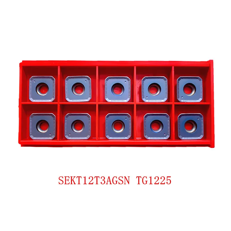 Токарные инструменты для металла с ЧПУ SEKT12T3AGSN TG1225 фрезерные Вставки нержавеющей