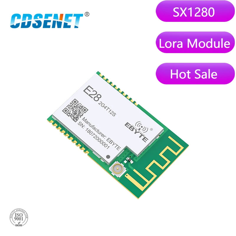 SX1280 UART 2,4 дБм LoRa BLE модуль 2,4 ГГц беспроводной приемопередатчик стандарта дальнего действия BLE rf передатчик ГГц приемник